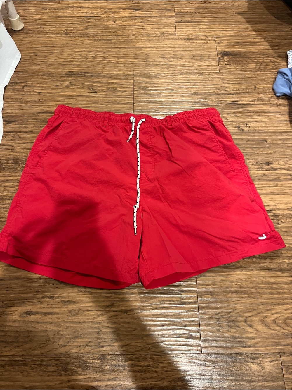 Southern Marsh Men's Red Swim Trunks with Drawstring
One small stain